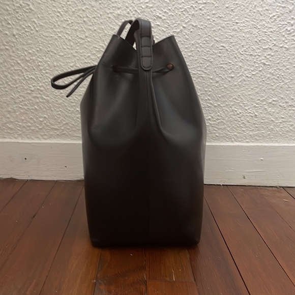 Mansur Gavriel Black Bucket Bag - Picture 2 of 10